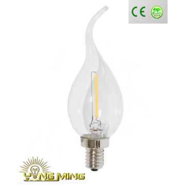 Tc35 Ampoule à fil de LED à pointe de flamme E26 / E27